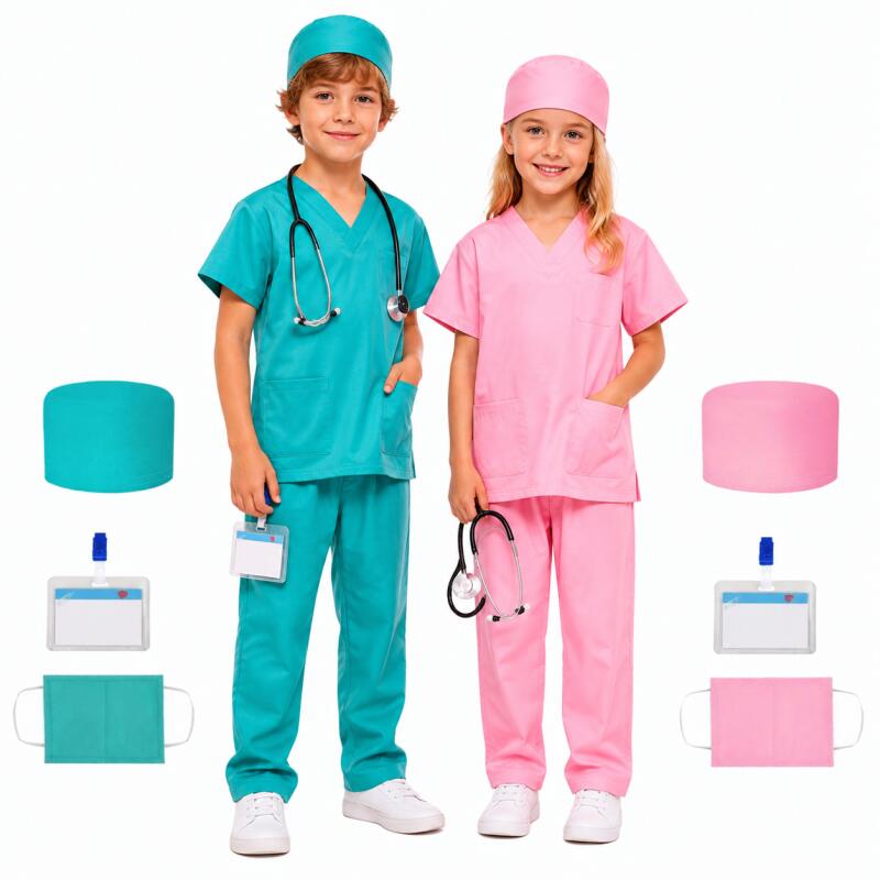 Stethoscope - طقم زي طبيب للأطفال، للأولاد والبنات،
