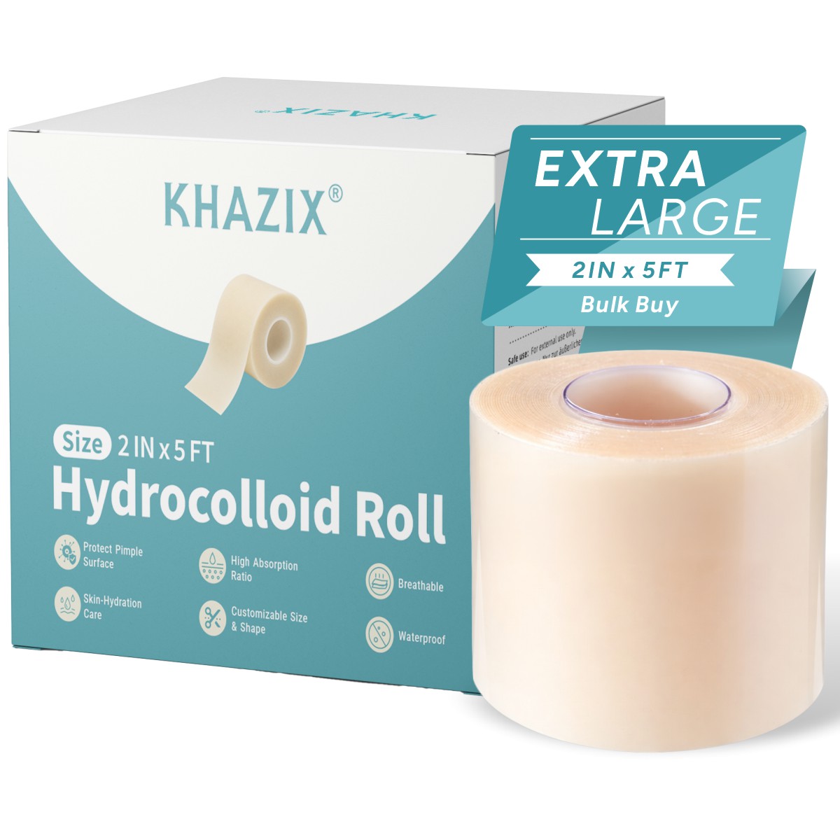 Bandage - ضمادة هيدروكولويد من KHAZIX مقاس 2