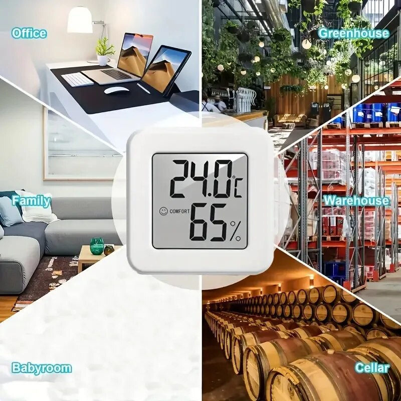 Thermometer Digital - مقياس حرارة ورطوبة رقمي داخلي مع