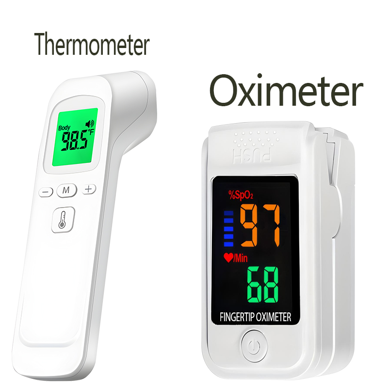Pulse Oximeter - ميزان حرارة رقمي للجبهة، إلكتروني بدون