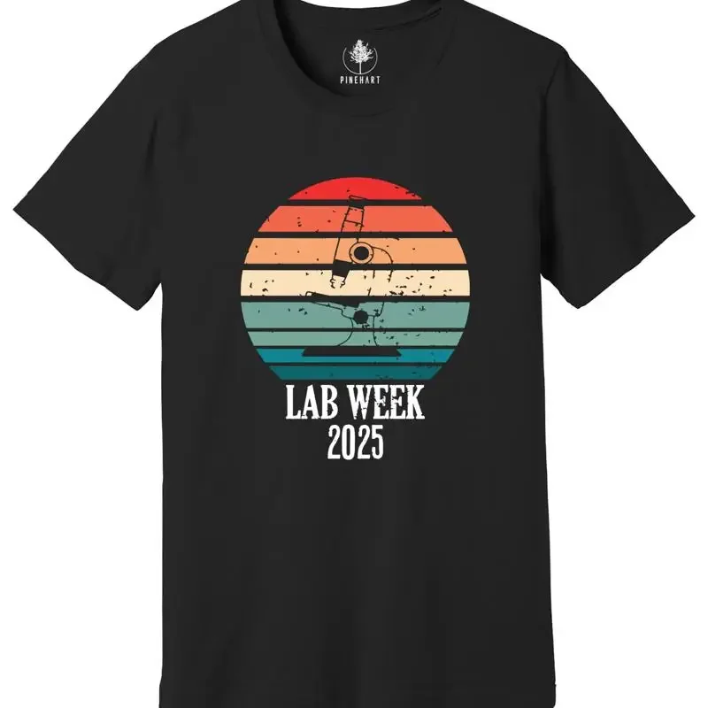 Medical Lab Week 2025 - قميص أسبوع المختبر الرجعي 2025، قميص