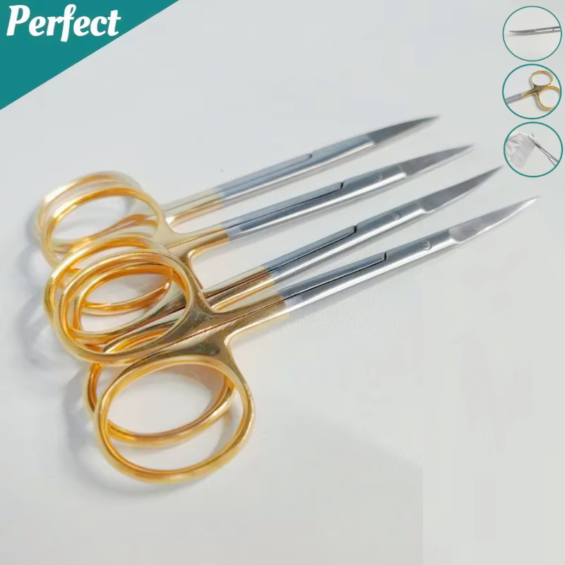 Medical Scissors - 5 قطعة مقص جراحي للأسنان مستقيم/منحني