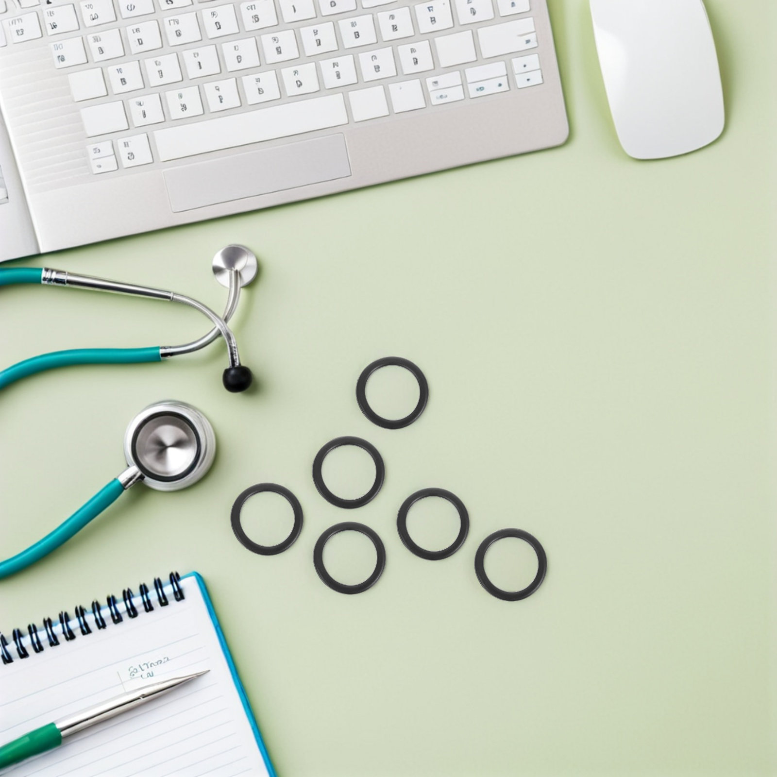 10 قطع من حلقات العزل الباردة  - مراجعة Stethoscope وسعره