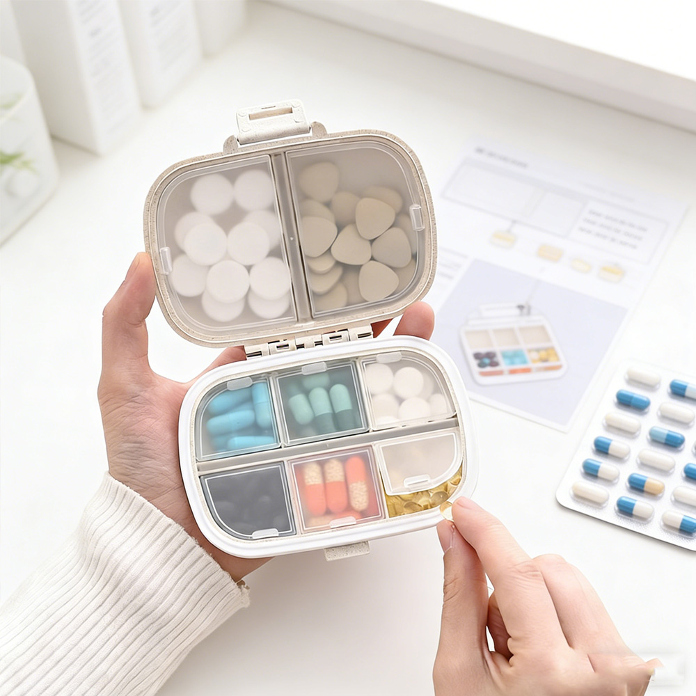 حافظة أدوية محمولة، منظم حبوب  - مراجعة First Aid Kit وسعره