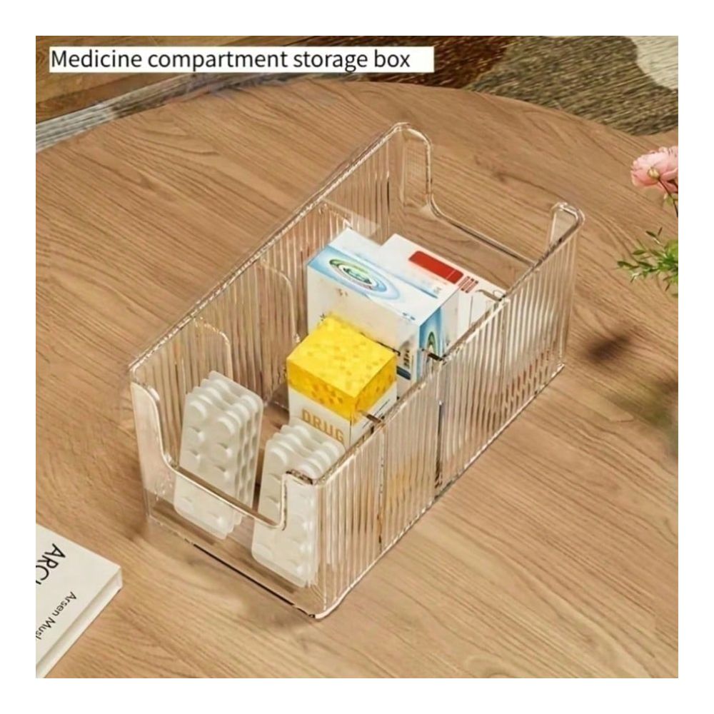 علبة أدوية شفافة كبيرة بأربعة  - مراجعة First Aid Kit وسعره