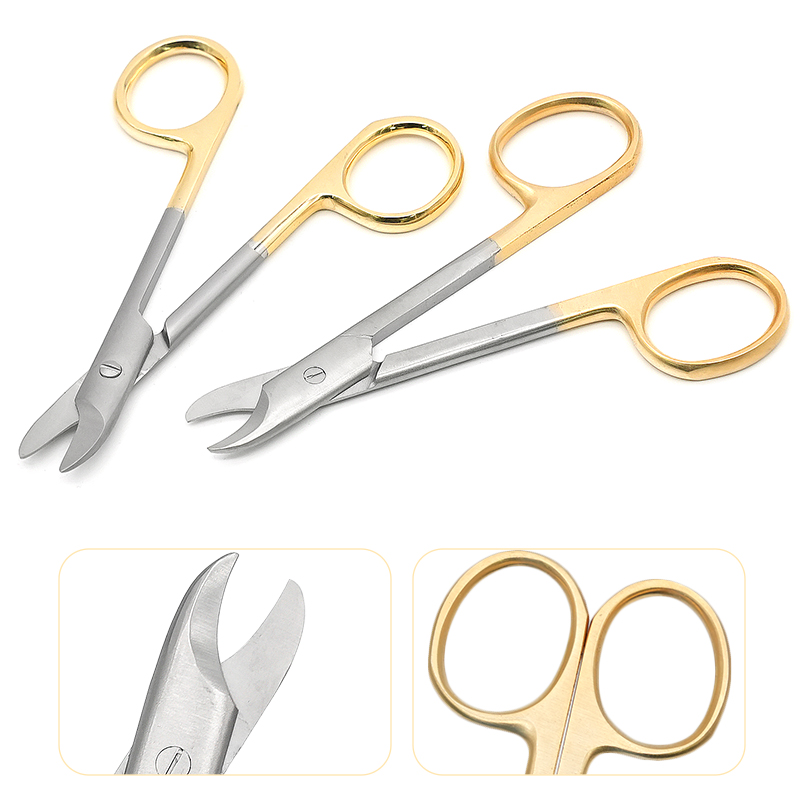 مقص جراحي للأسنان بمقبض ذهبي م - مراجعة Medical Scissors وسعره