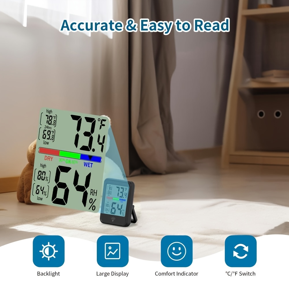 مقياس حرارة ورطوبة رقمي، مقياس - مراجعة Thermometer Digital وسعره