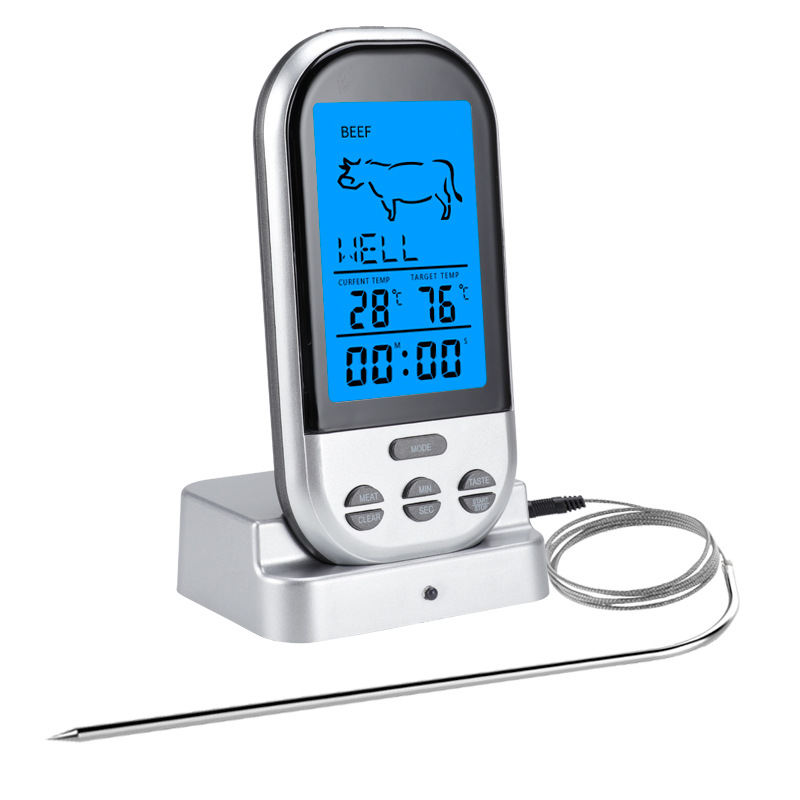 مقياس حرارة لاسلكي للشواء، مقي - مراجعة Thermometer Digital وسعره