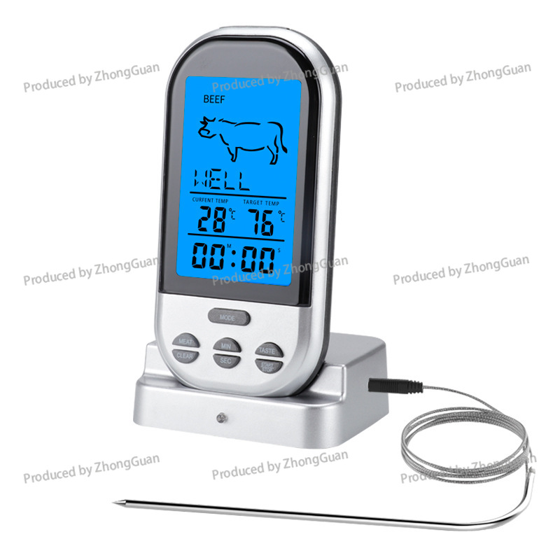 مقياس حرارة لاسلكي للشواء، مقي - مراجعة Thermometer Digital وسعره
