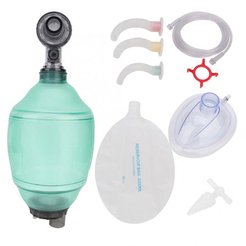 الكبار ماسك إنعاش يدوي بولي كل - مراجعة First Aid Kit وسعره