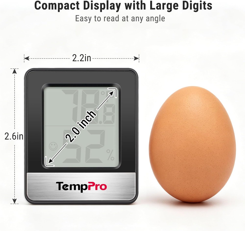 مقياس رطوبة رقمي داخلي مع مقيا - مراجعة Thermometer Digital وسعره