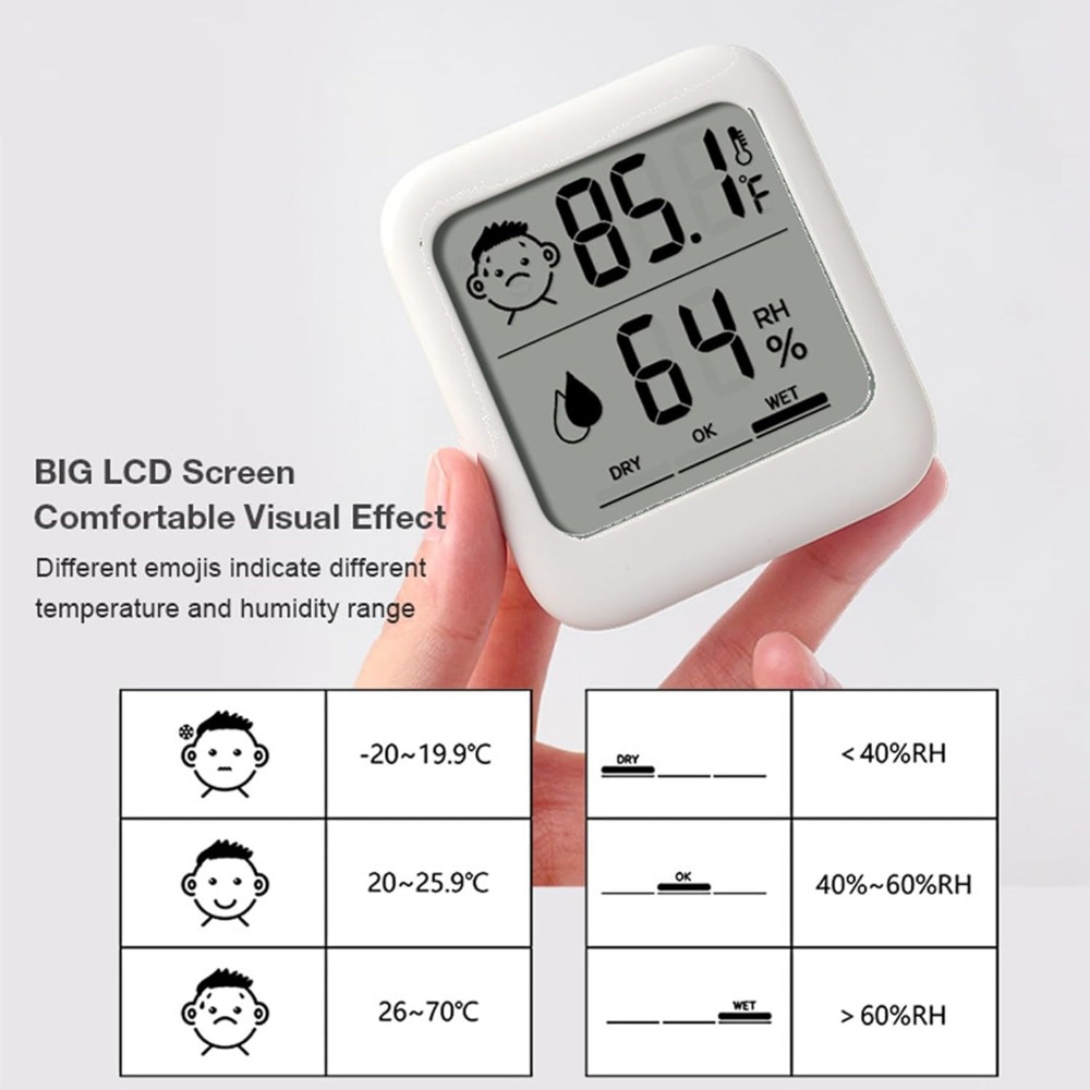مجموعة من 2 مقياس حرارة ورطوبة - مراجعة Thermometer Digital وسعره
