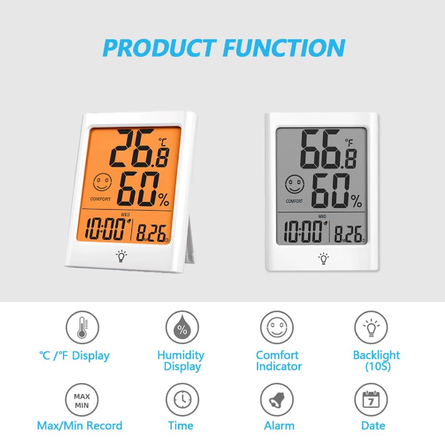 مقياس الحرارة والرطوبة الرقمي  - مراجعة Thermometer Digital وسعره
