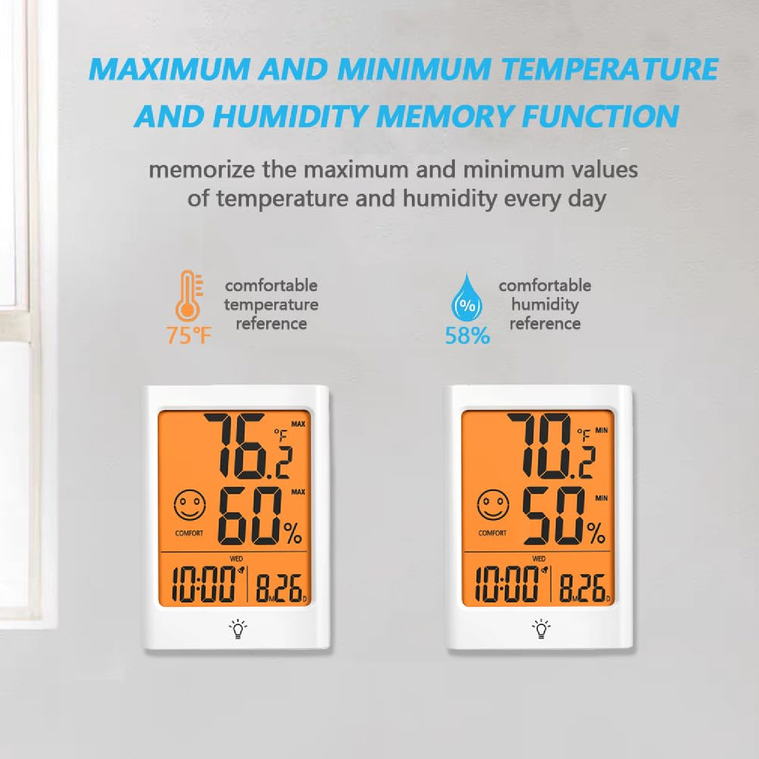 مقياس الحرارة والرطوبة الرقمي  - مراجعة Thermometer Digital وسعره