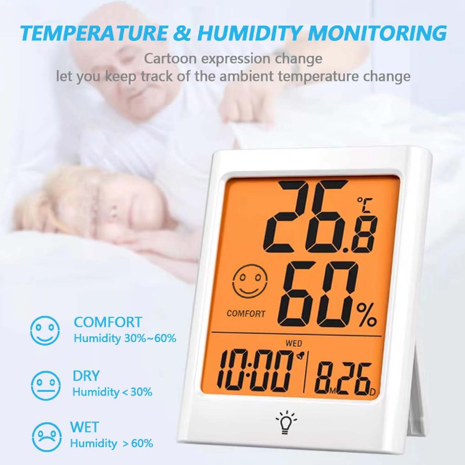 مقياس الحرارة والرطوبة الرقمي  - مراجعة Thermometer Digital وسعره