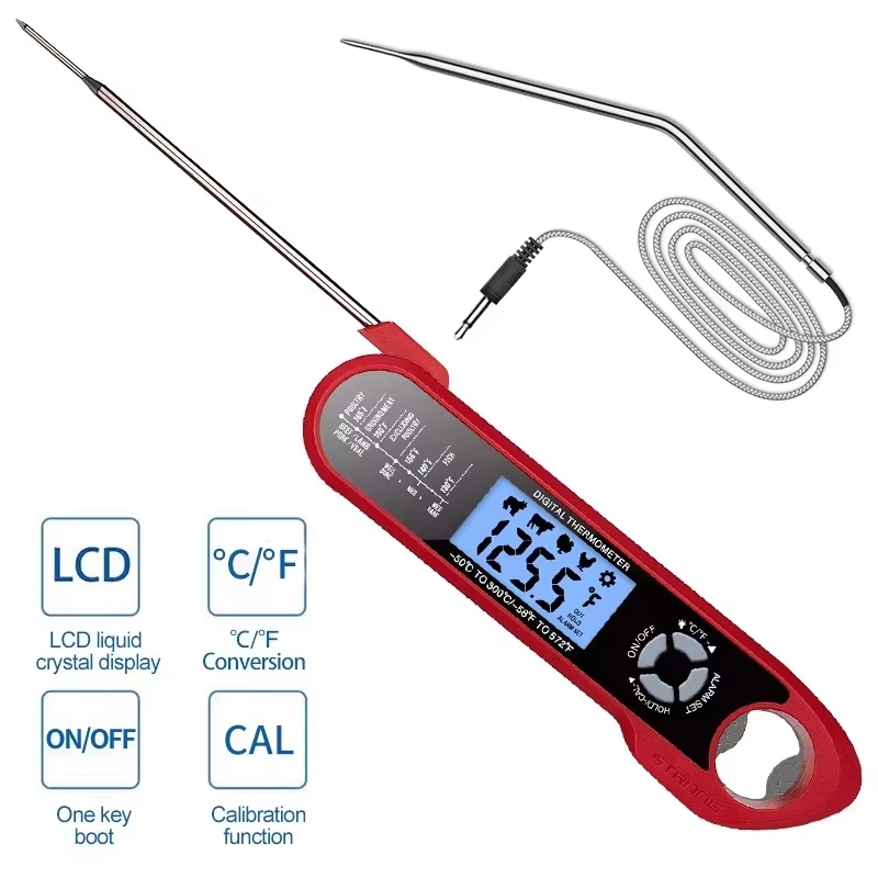 ميزان حرارة رقمي للحوم بمجس مز - مراجعة Thermometer Digital وسعره