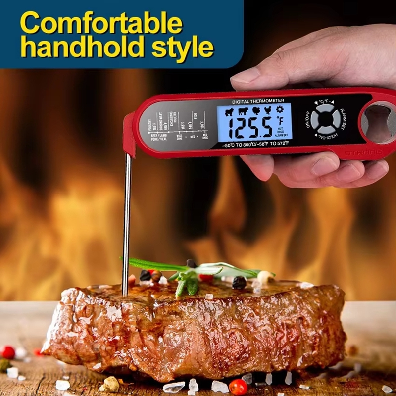 ميزان حرارة رقمي للحوم بمجس مز - مراجعة Thermometer Digital وسعره